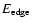 $E_{\rm edge}$