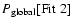 $P_{{\rm global}}[{\rm Fit~2}]$
