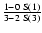 ${{\rm 1-0~S(1)}\over {\rm 3-2~S(3)}}$