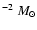 $^{-2}~M_{\odot}$