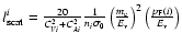 $l_{\rm scat}^i=\frac{20}{C_{Vi}^2+C_{Ai}^2}\frac{1}{n_i\sigma_0} \left(\frac{m_{\rm e}}{E_\nu}\right)^2\left(\frac{p_{\rm F}(i)}{E_\nu}\right)$