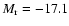 $M_{\rm r}=-17.1$