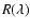 $R(\lambda)$