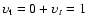 $\upsilon_{\rm t}=0 + \upsilon_t=1$