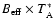 $B_{\rm eff} \times T_{\rm A}^*$