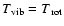 $T{\rm _{vib}} = T {\rm _{rot}}$
