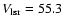 $V_{\rm lsr} = 55.3$