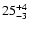 $\rm 25 ^{+4}_{-3}$