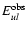 $E^{\rm obs}_{ul}$