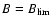 $B=B_{\rm lim}$