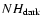 $NH_{\rm dark}$