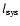 $l_{\rm sys}$