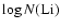 $\log N{\rm (Li)}$