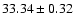 $33.34\pm0.32$