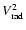 $V_{\rm rad}^2$