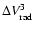 $\Delta V_{\rm rad}^3$