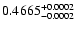 $0.4665^{\rm +0.0002}_{-0.0002}$
