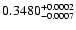 $0.3480^{\rm +0.0002}_{-0.0007}$