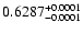 $0.6287^{\rm +0.0001}_{-0.0001}$