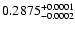 $0.2875^{\rm +0.0001}_{-0.0002}$