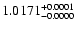 $1.0171^{\rm +0.0001}_{-0.0000}$
