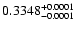$0.3348^{\rm +0.0001}_{-0.0001}$