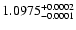 $1.0975^{\rm +0.0002}_{-0.0001}$
