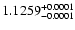 $1.1259^{\rm +0.0001}_{-0.0001}$