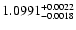 $1.0991^{\rm +0.0022}_{-0.0018}$