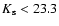 $K_{\rm s}<23.3$