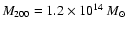 $M_{200}=1.2\times10^{14}~M_\odot$