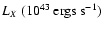 $L_X\rm\ (10^{43}\ ergs\ s^{-1})$