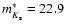 $m_{K_{\rm s}}^*=22.9$