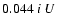 $0.044 \ i \ U$