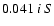 $0.041 \ i \ S$