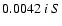 $0.0042 \ i \ S$