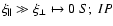 $\xi_{\parallel} \gg \xi_{\perp} \mapsto 0 \ S; \ IP $