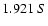 $1.921 \ S $