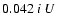 $0.042 \ i \ U$