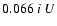$0.066 \ i \ U$