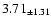 $ 3.71 _{\pm 1.31 }$