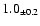 $ 1.0 _{\pm 0.2 }$