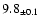 $ 9.8 _{\pm 0.1 }$
