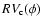 $RV_{{\rm c}}(\phi)$