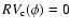 $RV_{{\rm c}}(\phi)=0$