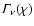 ${\it\Gamma_{\nu}(\chi)}$