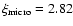 $\xi _{\rm micro} = 2.82$