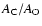 $A_{\rm C}/A_{\rm O}$