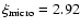 $\xi _{\rm micro} = 2.92$