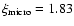 $\xi _{\rm micro} = 1.83$